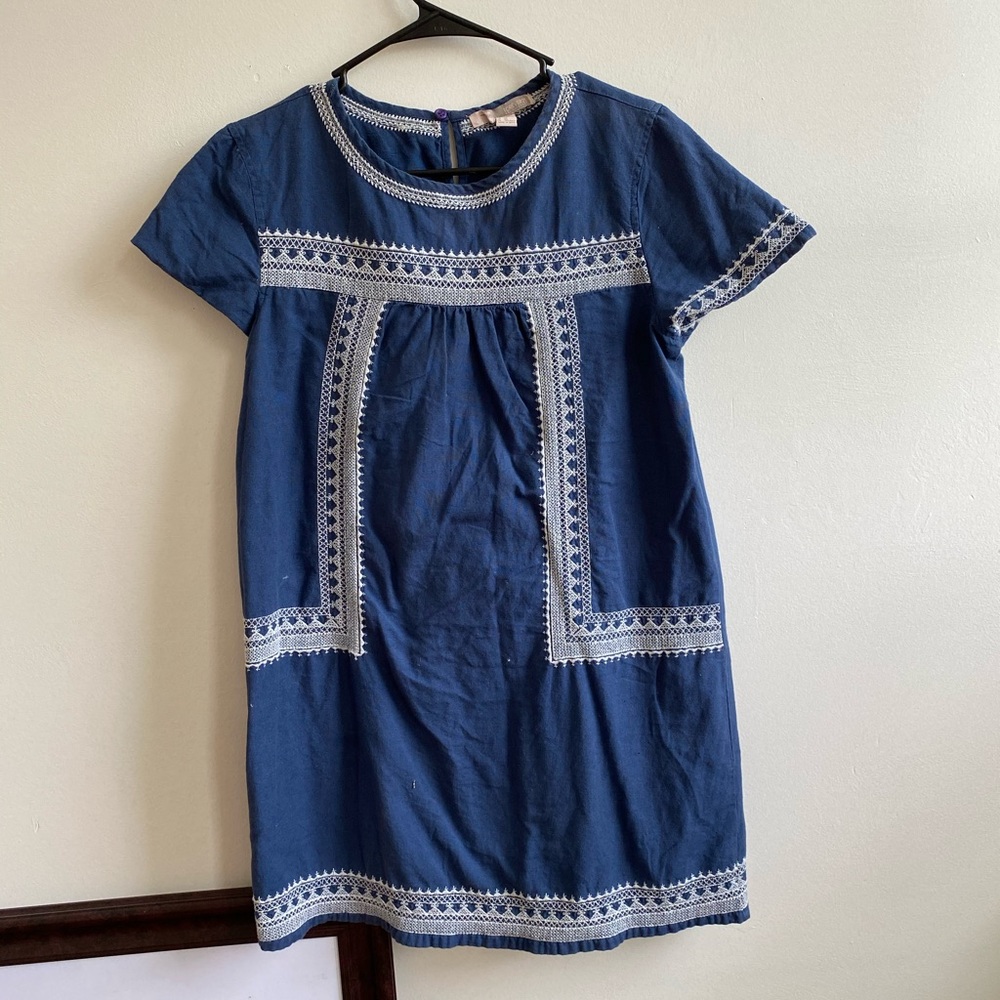 Linen short dress